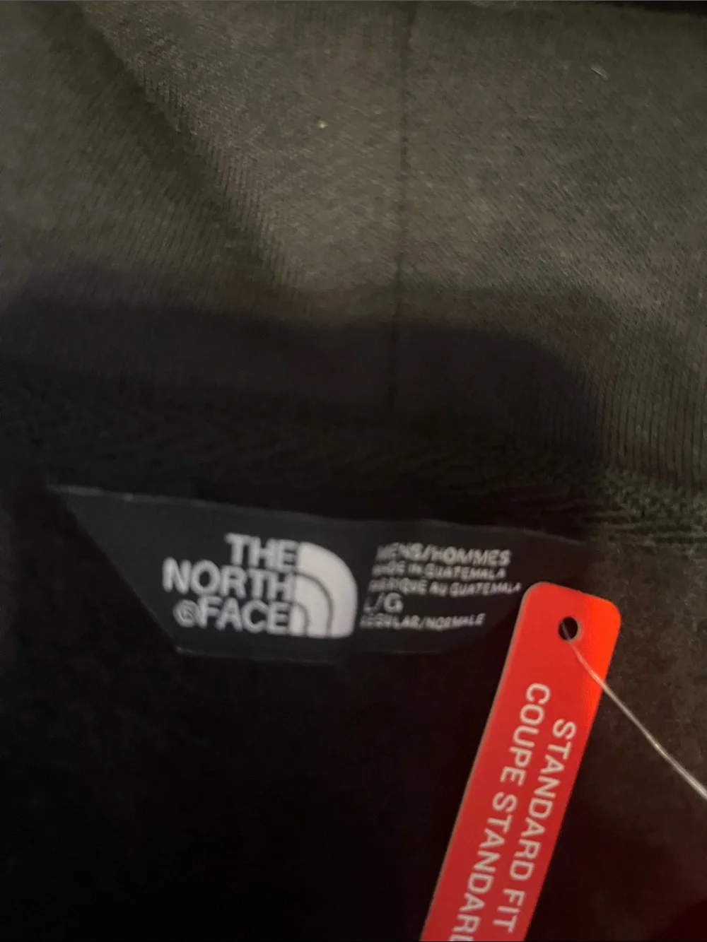 The North Face Men’s Black Hoodie Jacket with Chest Logo